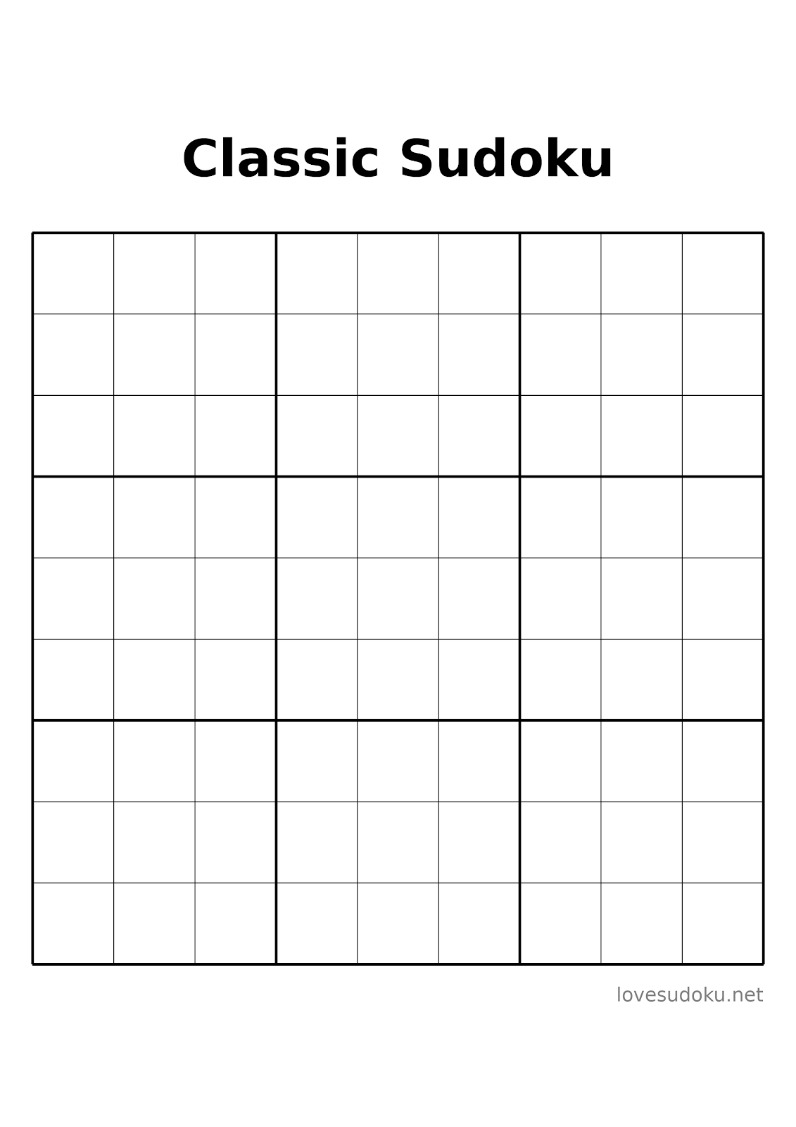 free sudoku puzzles to print